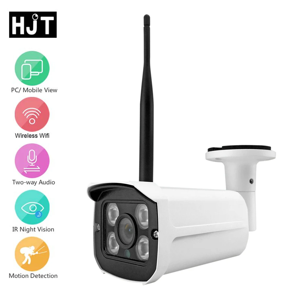HJT Audio Full-HD 1080P Wireless Wifi IP Camera Bullet Sony IMX323 Network Onvif P2P Security IR Night Self defense Outdoor
HJT Audio Full-HD 1080P Wireless Wifi IP Camera Bullet Sony IMX323 Network Onvif P2P Security IR Night Self defense Outdoor