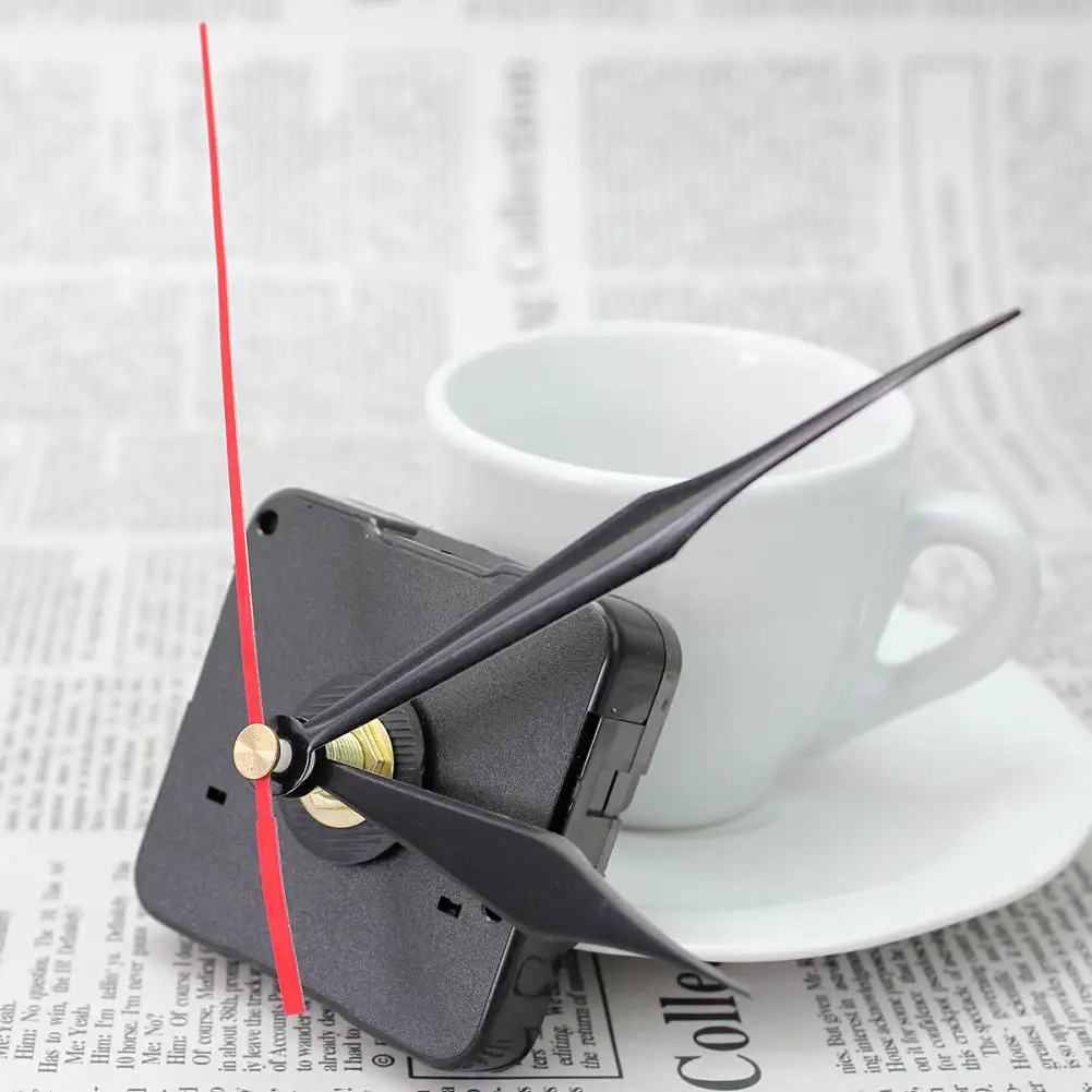 Quartz Clock Movement Simple DIY Mechanism Repair Replacing Parts Making a Clock Set Kit with Black Red Hands Quiet
Quartz Clock Movement Simple DIY Mechanism Repair Replacing Parts Making a Clock Set Kit with Black Red Hands Quiet