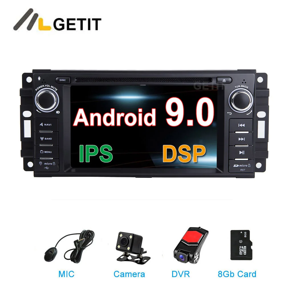 DSP Android 9.0 Car DVD Player Radio Stereo GPS for JEEP Wrangler Compass Patriot Grand Cherokee Commander Dodge
DSP Android 9.0 Car DVD Player Radio Stereo GPS for JEEP Wrangler Compass Patriot Grand Cherokee Commander Dodge