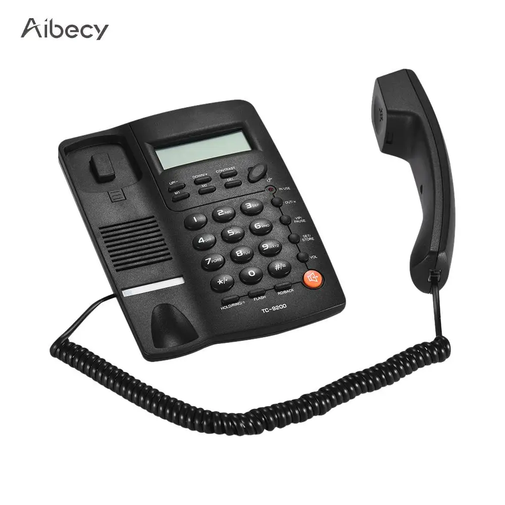 Desk telefone Corded Telephone Phone Landline LCD Display Caller ID Volume Adjustable Calculator Alarm Clock for Home Call
Desk telefone Corded Telephone Phone Landline LCD Display Caller ID Volume Adjustable Calculator Alarm Clock for Home Call