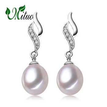 MITUO Natural Freshwater Pearl Earrings For Women 925 Sterling Silver Drop Earrings Fashion Long Earrings With Pearl
MITUO Natural Freshwater Pearl Earrings For Women 925 Sterling Silver Drop Earrings Fashion Long Earrings With Pearl