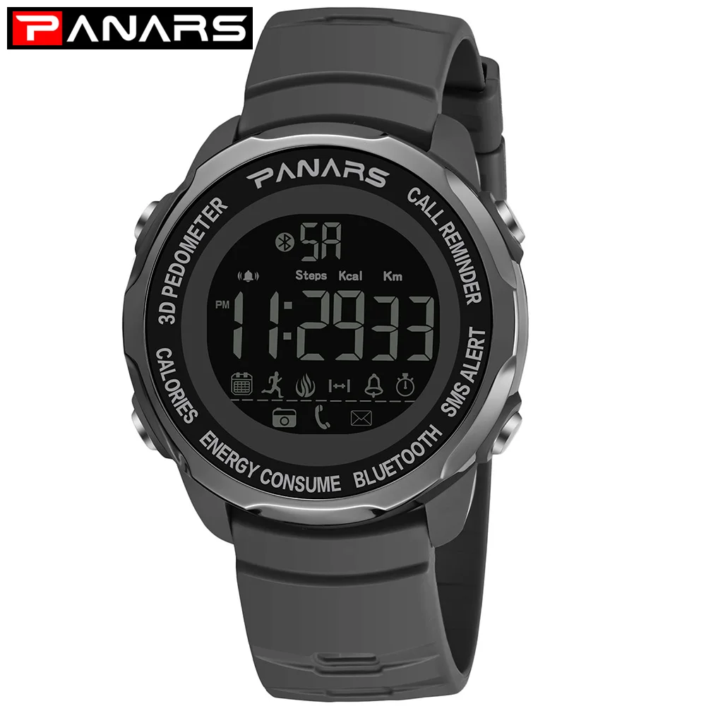 Новое поступление модные умные спортивные часы PANARS мужские наручные с 3D