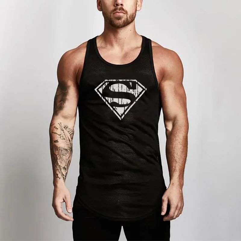 Bodybuilding Superman Brand Mesh Tank Top Men Stringer Tank Top Fitness Singlet Sleeveless Shirt Workout Man Undershirt Clothing
Bodybuilding Superman Brand Mesh Tank Top Men Stringer Tank Top Fitness Singlet Sleeveless Shirt Workout Man Undershirt Clothing