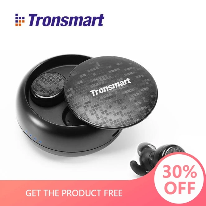 Tronsmart TWS Dual Earphone V5 Bluetooth 5.0 Headset Wireless Earbud with Handsfree Stereo Music QI-Enabled with Charging Box
Tronsmart TWS Dual Earphone V5 Bluetooth 5.0 Headset Wireless Earbud with Handsfree Stereo Music QI-Enabled with Charging Box