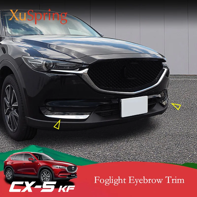 Car Front Foglight lamp Eyebrow Trim Cover Garnish Decorative Strips Stickers For Mazda CX-5 CX5 2017 2018 2019 KF
Car Front Foglight lamp Eyebrow Trim Cover Garnish Decorative Strips Stickers For Mazda CX-5 CX5 2017 2018 2019 KF