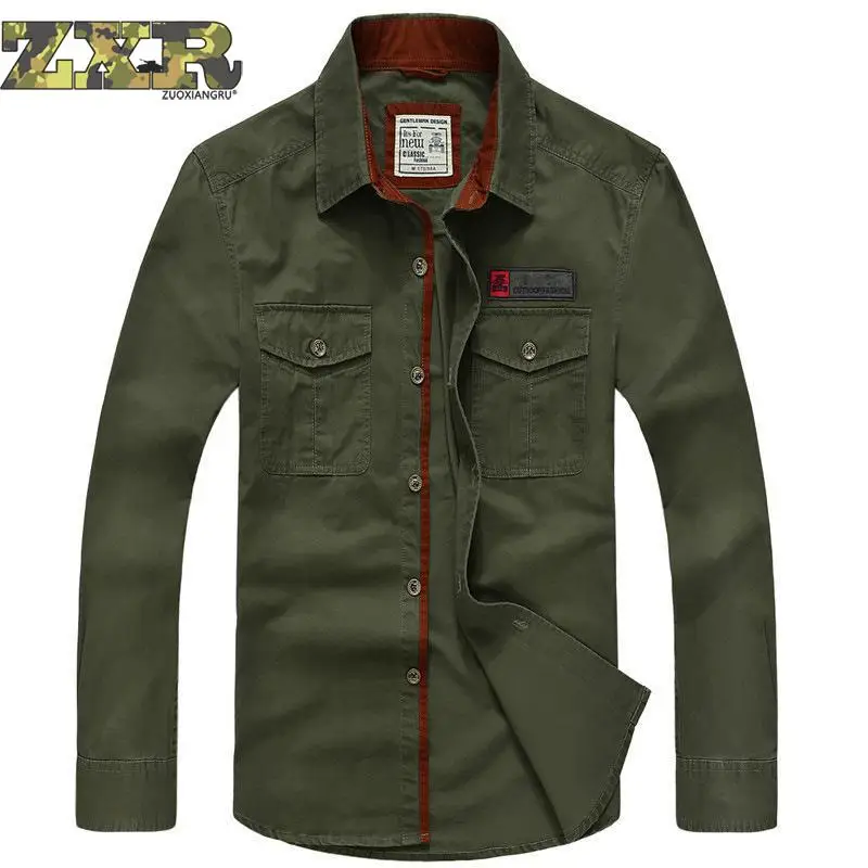 Men Cotton Casual Shirt Long Folding Sleeve Fashion High Quality Breathable Autumn Solid Turn-down Collar Army Tactical Shirt
Men Cotton Casual Shirt Long Folding Sleeve Fashion High Quality Breathable Autumn Solid Turn-down Collar Army Tactical Shirt