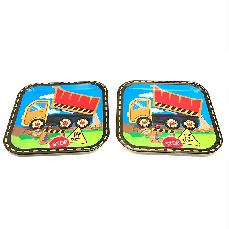 10pcs/lot Construction Truck plates kids birthday party supplies Truck paper dishes Cartoon Truck theme disposable dishes
10pcs/lot Construction Truck plates kids birthday party supplies Truck paper dishes Cartoon Truck theme disposable dishes