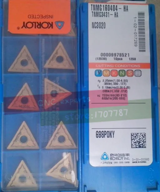 TNMG160404-HA NC3020 10pcs Brand Turning carbide inserts.Match with WTJNR/MTJNR/WTENN,Suitable for processing of Steel
TNMG160404-HA NC3020 10pcs Brand Turning carbide inserts.Match with WTJNR/MTJNR/WTENN,Suitable for processing of Steel