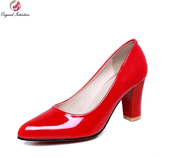 Original Intention Women Pumps Sexy Pointed Toe Square Heels Pumps High-quality Black Red Beige Shoes Woman Plus US Size 3.5-15
Original Intention Women Pumps Sexy Pointed Toe Square Heels Pumps High-quality Black Red Beige Shoes Woman Plus US Size 3.5-15