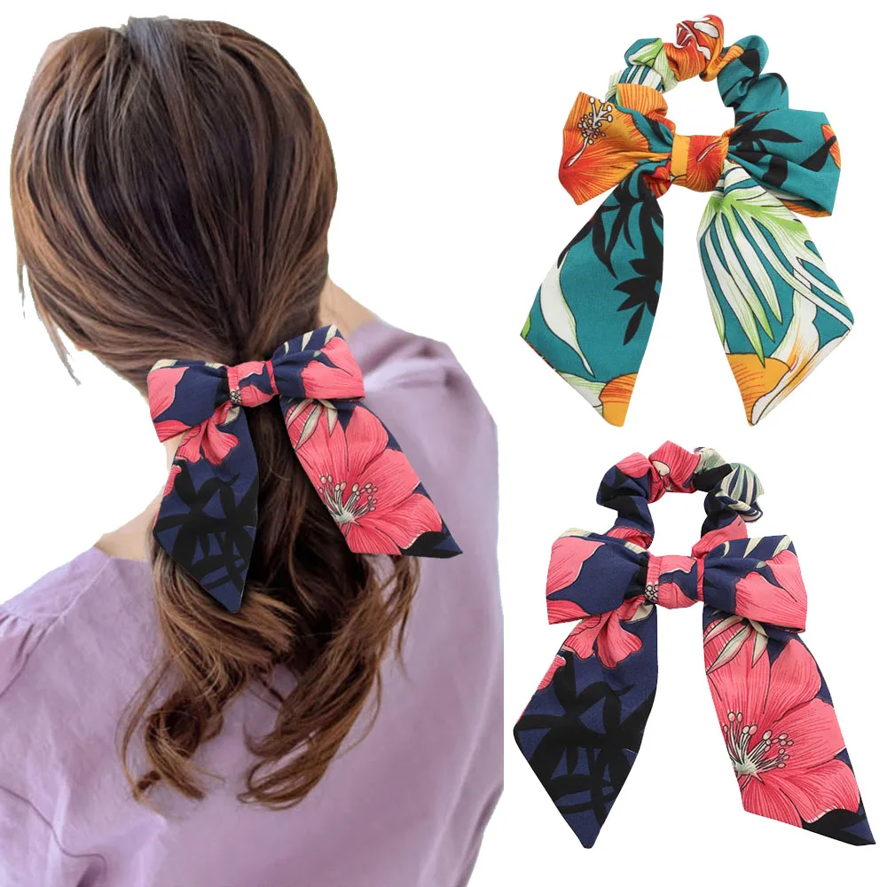 Fashion Hair Bow Rubber Bands Women Girls Floral Ponytail Holder Bows Hair Band Hair Tie Scrunchie Hair Accessories
Fashion Hair Bow Rubber Bands Women Girls Floral Ponytail Holder Bows Hair Band Hair Tie Scrunchie Hair Accessories