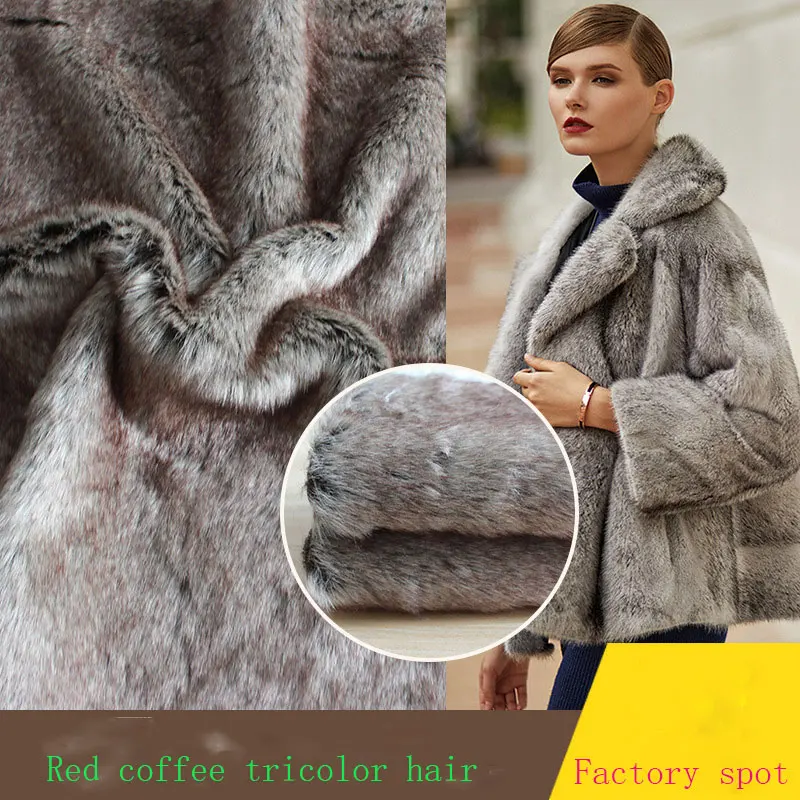 Autumn and winter artificial fake plush coffee three-color hair snow cap fabric foreign trade order color
Autumn and winter artificial fake plush coffee three-color hair snow cap fabric foreign trade order color
