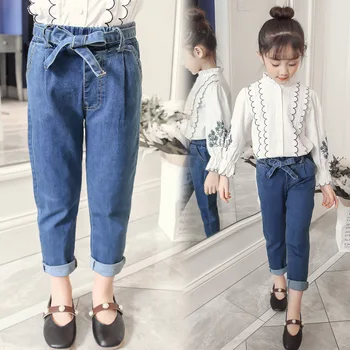 Baby Girls Jeans Pants 2020 Autumn New Elastic Waist Pants Brand Girls Trousers Children Denim Pants Toddler Pants,#2745
Baby Girls Jeans Pants 2020 Autumn New Elastic Waist Pants Brand Girls Trousers Children Denim Pants Toddler Pants,#2745