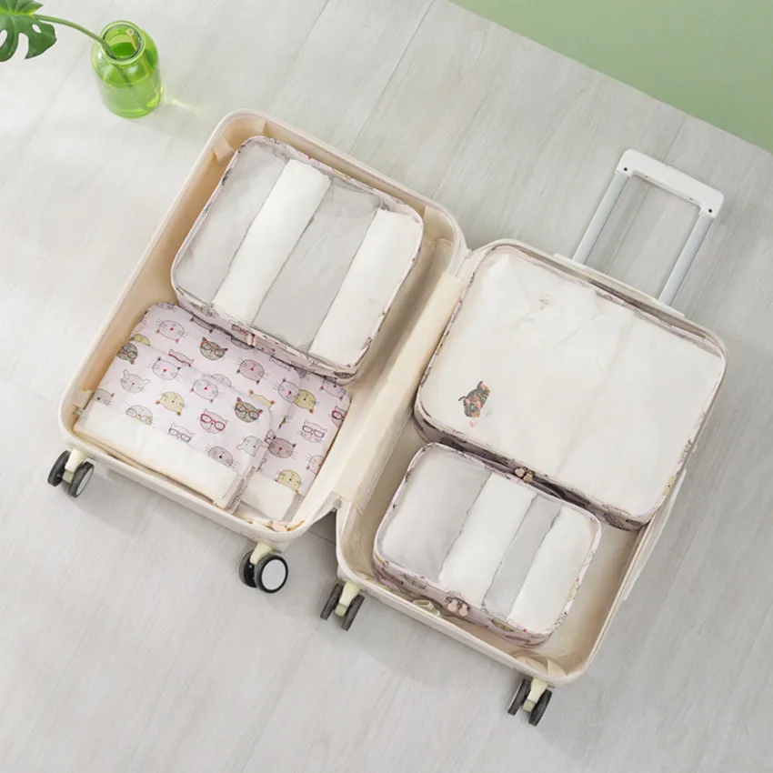 6pcs/set Printing Zipper Storage Bags Clothes Sub-bag Underwear Clothing Finishing Tidy Pouch Travel Luggage Organizer
6pcs/set Printing Zipper Storage Bags Clothes Sub-bag Underwear Clothing Finishing Tidy Pouch Travel Luggage Organizer