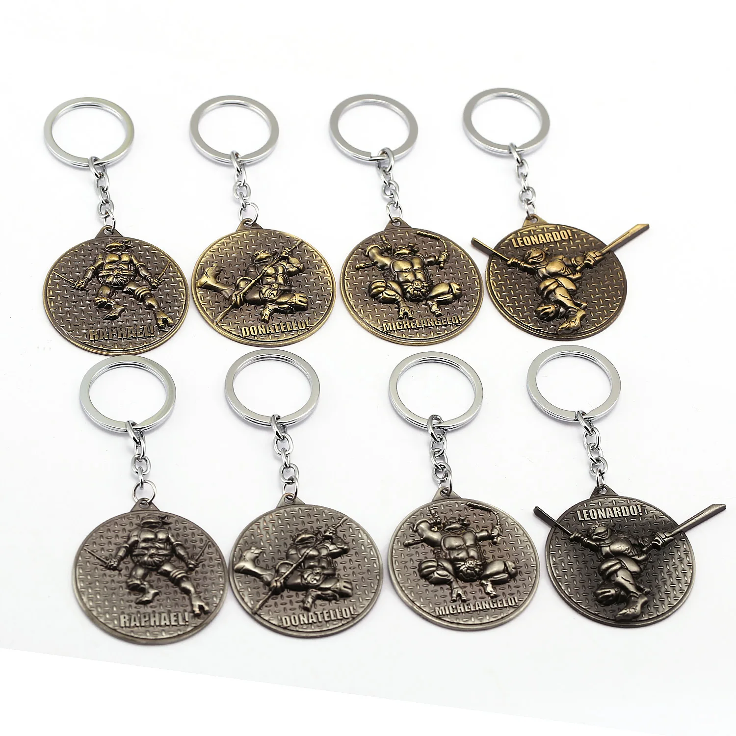 Teenage Mutant Ninja Turtles Cosplay Prop Metal Key Chain Badge Fashion Trend Pendant Small Gift
Teenage Mutant Ninja Turtles Cosplay Prop Metal Key Chain Badge Fashion Trend Pendant Small Gift