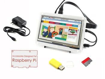 Waveshare Accessories Pack type F for Raspberry Pi including 7" HDMI LCD type C Bicolor Case 16GB SD Card Power Adapter etc
Waveshare Accessories Pack type F for Raspberry Pi including 7" HDMI LCD type C Bicolor Case 16GB SD Card Power Adapter etc