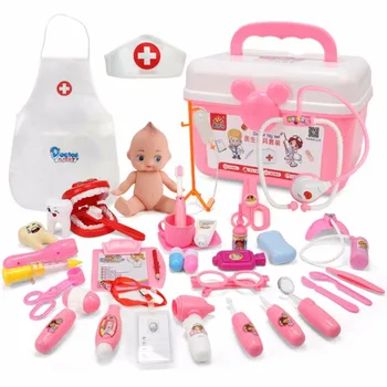 Children's doctor toy sets sounding lights stethoscope medical tools simulation home care medical kit
Children's doctor toy sets sounding lights stethoscope medical tools simulation home care medical kit