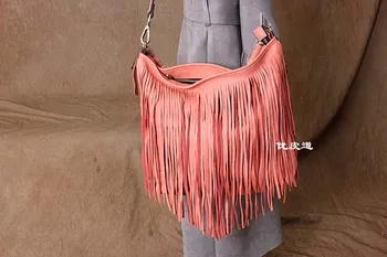 Free shipping 2016 women's genuine leather handbag medium-large bags soft leather tassel bag one shoulder
Free shipping 2016 women's genuine leather handbag medium-large bags soft leather tassel bag one shoulder