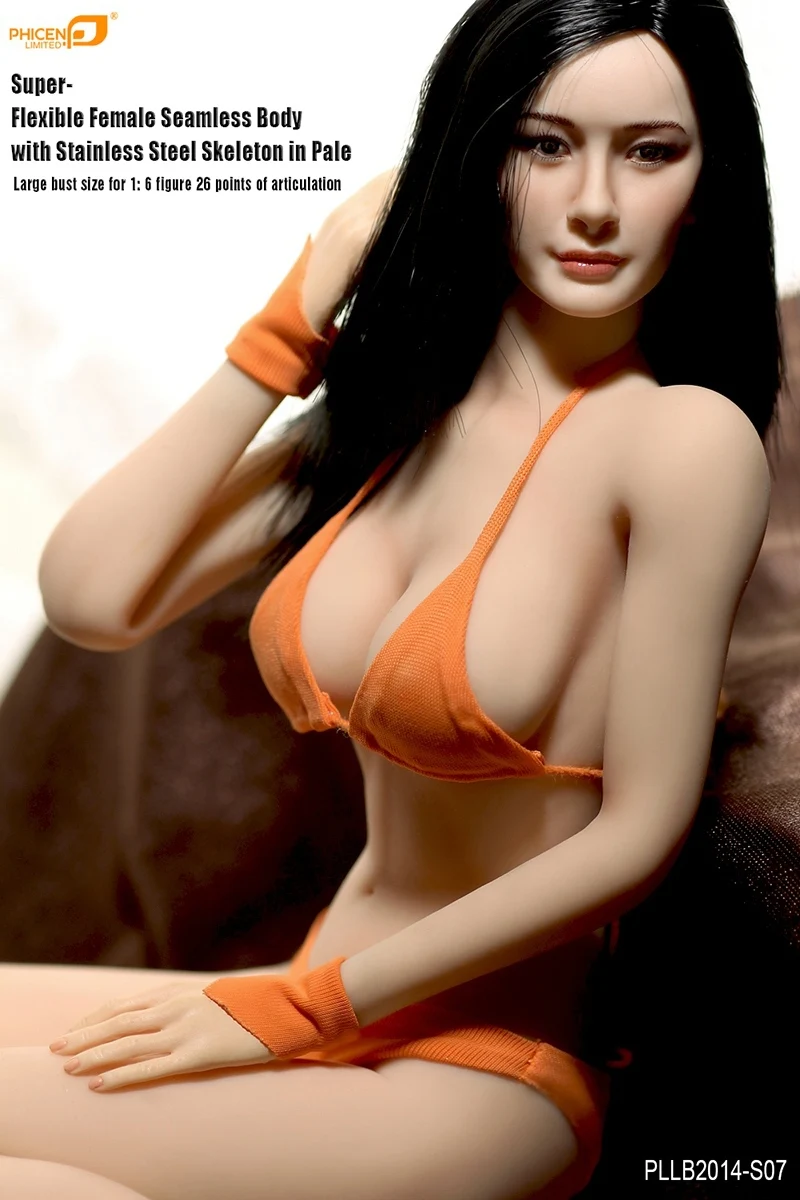 TBLeague PLLB2014-S07 1/6 Scale Super-Flexible Female Seamless Body with Stainless Steel Skeleton in Pale/big bust size
TBLeague PLLB2014-S07 1/6 Scale Super-Flexible Female Seamless Body with Stainless Steel Skeleton in Pale/big bust size