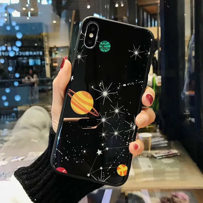 Glossy Glitter Space Phone Case For iPhone XS Max Case XR X 8 7 6Plus Shining Planet Stars Moon Constellation Pattern Hard Cover
Glossy Glitter Space Phone Case For iPhone XS Max Case XR X 8 7 6Plus Shining Planet Stars Moon Constellation Pattern Hard Cover