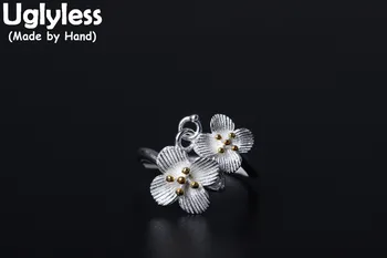 Uglyless Genuine S925 Sterling Silver Flowers Open Rings for Women Romantic Floral Ring Fashion Ethnic Fine Jewelry Allergy-free
Uglyless Genuine S925 Sterling Silver Flowers Open Rings for Women Romantic Floral Ring Fashion Ethnic Fine Jewelry Allergy-free