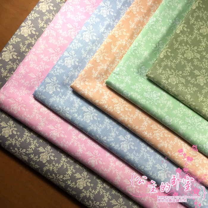 160cm*50cm shabby chic flower vintage fabrics cotton cloth baby bedding linens pillow curtain diy patchwork fabric sewing tissue
160cm*50cm shabby chic flower vintage fabrics cotton cloth baby bedding linens pillow curtain diy patchwork fabric sewing tissue