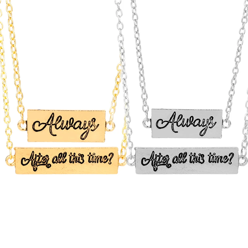 dongsheng Movie Jewelry After all this Time and Always Pendant Necklace Friendship Couple Necklace for Women Men Valentine Gift
dongsheng Movie Jewelry After all this Time and Always Pendant Necklace Friendship Couple Necklace for Women Men Valentine Gift
