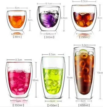 2pcs/lot 80ml,250ml,350ml,450ml 650ml Heat Resistant Glass Coffee Tea Cups Double Layer Exquisite Cup Glass Cup JN 1014
2pcs/lot 80ml,250ml,350ml,450ml 650ml Heat Resistant Glass Coffee Tea Cups Double Layer Exquisite Cup Glass Cup JN 1014
