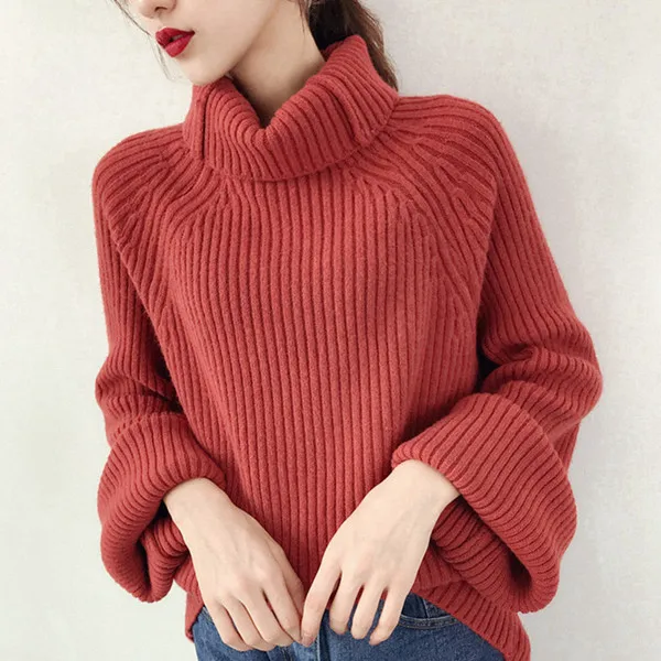 Autumn 2018 Winter Ulzzang Loose Turtleneck Sweater Women Pullover Women Thick Knitted Cashmere Sweaters Pull Femme Pullovers
Autumn 2018 Winter Ulzzang Loose Turtleneck Sweater Women Pullover Women Thick Knitted Cashmere Sweaters Pull Femme Pullovers