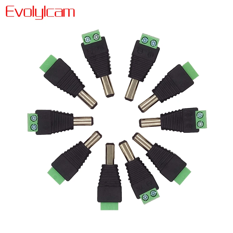 Evolylcam 10pcs/lot CCTV BNC Accessories Professional Male DC Power Plug Converter For CCTV Camera System Surveillance Security
Evolylcam 10pcs/lot CCTV BNC Accessories Professional Male DC Power Plug Converter For CCTV Camera System Surveillance Security