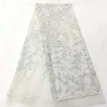 2018 Nigerian Tulle Lace Fabric Fast Shipping African Lace Fabric For Wedding White Embroidery Stones Lace Fabric A1307-1
2018 Nigerian Tulle Lace Fabric Fast Shipping African Lace Fabric For Wedding White Embroidery Stones Lace Fabric A1307-1