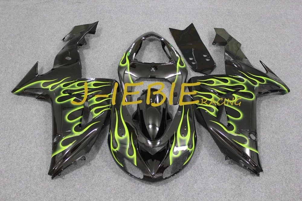 Black green fire Injection Fairing Body Work Frame Kit for Kawasaki NINJA ZX10R ZX10 ZX 10 R 2006 2007
Black green fire Injection Fairing Body Work Frame Kit for Kawasaki NINJA ZX10R ZX10 ZX 10 R 2006 2007