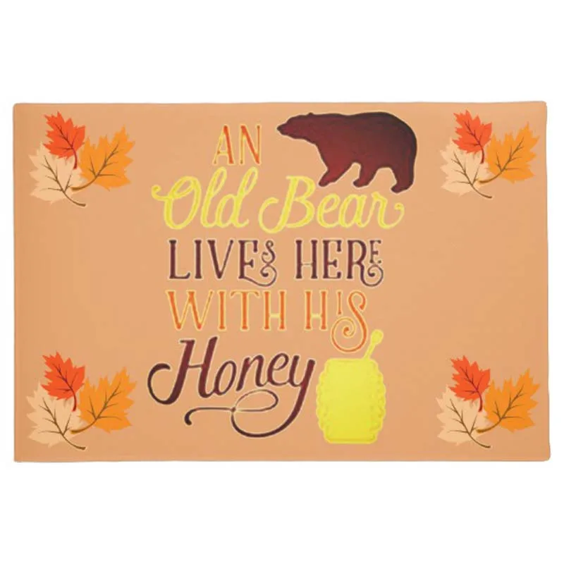 An Bear Lives Here With His Honey Doormat Home Decoration Entry Non-slip Door Mat Rubber Washable Floor Home
An Bear Lives Here With His Honey Doormat Home Decoration Entry Non-slip Door Mat Rubber Washable Floor Home