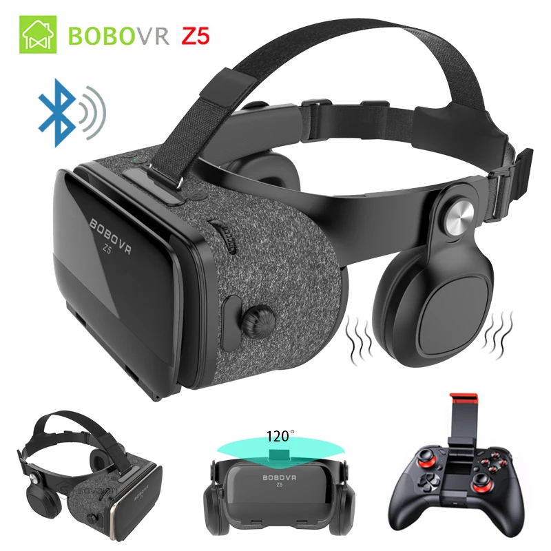 Bobovr Z5 Bluetooth бинокулярный 3D очки погружения VR коробка виртуальной реальности Shock
