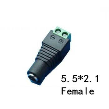 1pcs 5.5mm x 2.1mm Female DC Power Plug Adapter for 5050 3528 5060 Single Color LED Strip and CCTV Cameras
1pcs 5.5mm x 2.1mm Female DC Power Plug Adapter for 5050 3528 5060 Single Color LED Strip and CCTV Cameras