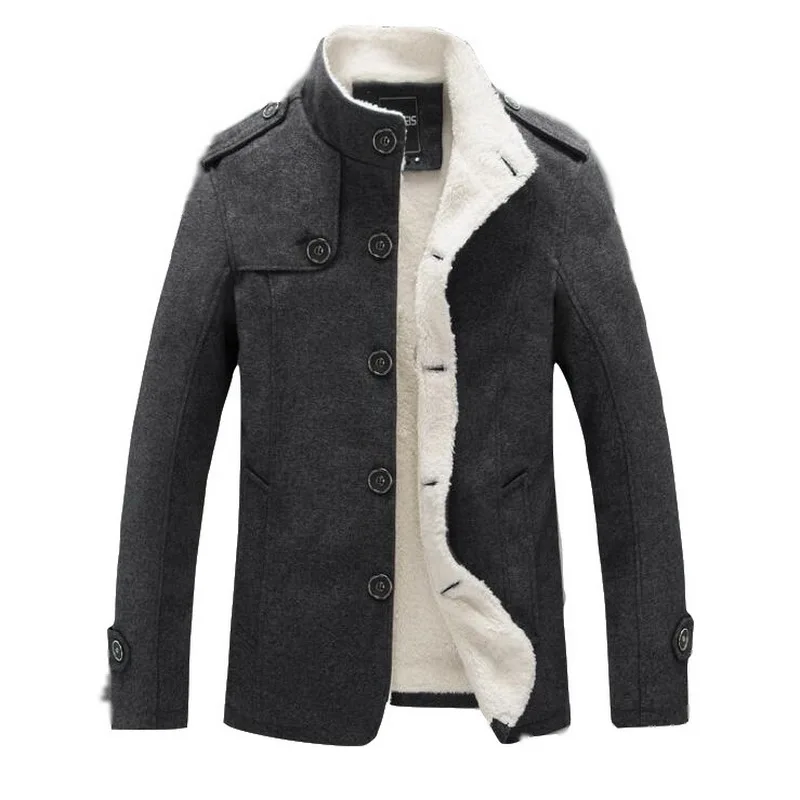 Men's Winter Coat Men's Fleece Parkas Warm Coat Leisure Stand Collar Velvet Coat Solid Color Wool Jacket Wool Collar
Men's Winter Coat Men's Fleece Parkas Warm Coat Leisure Stand Collar Velvet Coat Solid Color Wool Jacket Wool Collar