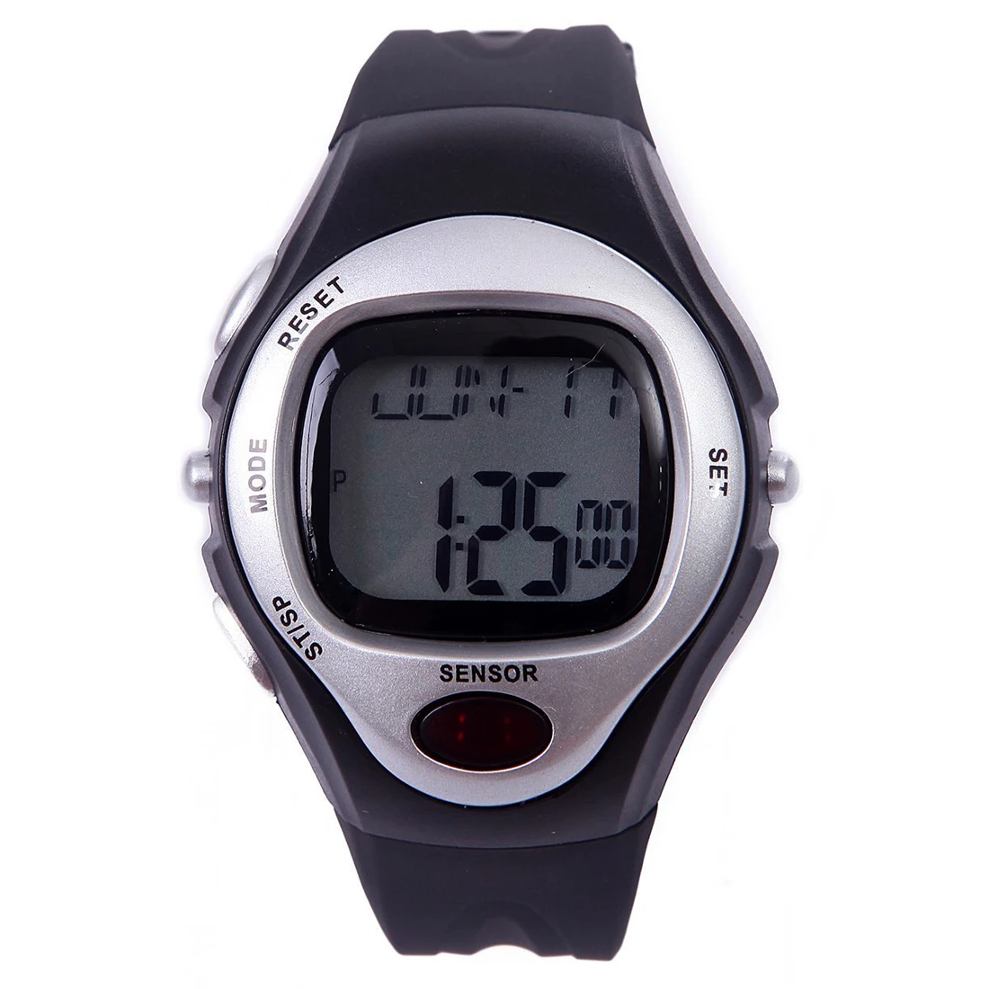 Fitness Sports Pulse Watch with Heart Rate Monitor and Calorie Counter Weight loss Help SILVER
Fitness Sports Pulse Watch with Heart Rate Monitor and Calorie Counter Weight loss Help SILVER