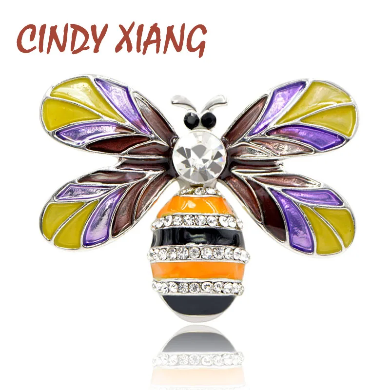 CINDY XIANG New Arrival 2018 Enamel Mix Color Honeybee Brooches for Women Rhinestone Fashion Insect Bee Brooch Pin High Quality
CINDY XIANG New Arrival 2018 Enamel Mix Color Honeybee Brooches for Women Rhinestone Fashion Insect Bee Brooch Pin High Quality