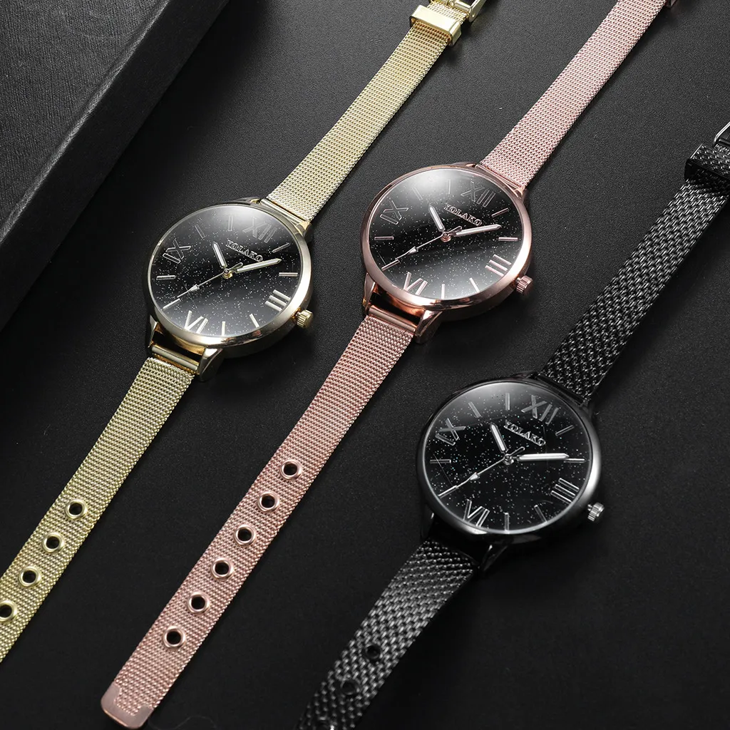 YOLAKO New 2019 Fashion Starry Quartz Fine Mesh Belt Watch women watches Dress watch Party decoration gifts Female woman girlf
YOLAKO New 2019 Fashion Starry Quartz Fine Mesh Belt Watch women watches Dress watch Party decoration gifts Female woman girlf