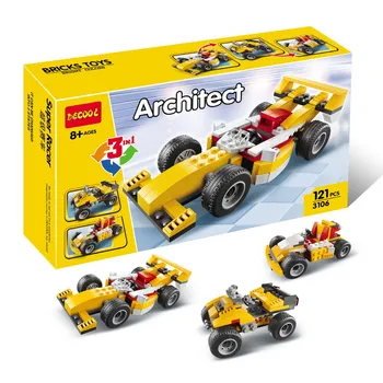 DECOOL 3106 City Creator 3 in 1 Super Racer Figure Blocks Educational Construction Building 121Pcs Toys For Children Compatible
DECOOL 3106 City Creator 3 in 1 Super Racer Figure Blocks Educational Construction Building 121Pcs Toys For Children Compatible