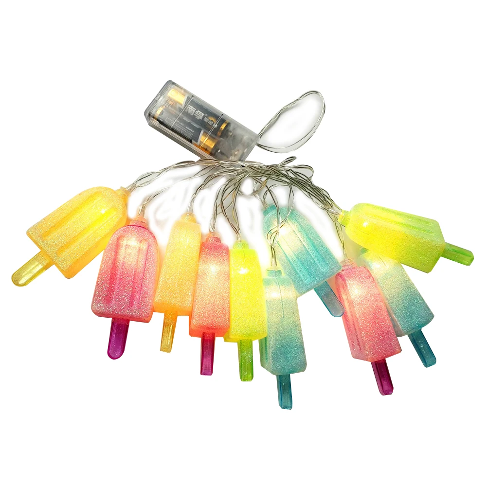 1pcs 10 LED Ice Popsicle Fairy String Lights Battery Operated for Summer, Seasonal, Wedding Parties & Home Decorations
1pcs 10 LED Ice Popsicle Fairy String Lights Battery Operated for Summer, Seasonal, Wedding Parties & Home Decorations