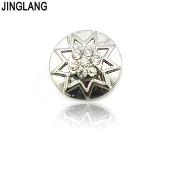 DIY New Design High Quality Fashion Interchangable Silver Five-pointed Star Snap Button for Bracelets Accessories
DIY New Design High Quality Fashion Interchangable Silver Five-pointed Star Snap Button for Bracelets Accessories