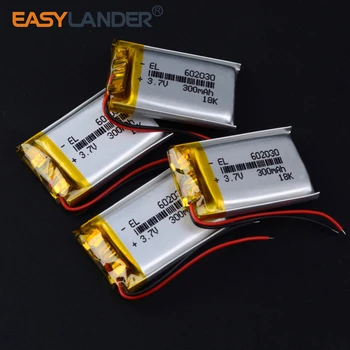 10pcs/Lot 3.7V 300mAh Rechargeable li Polymer Li-ion Battery For bluetooth headset mouse Bracelet Wrist Watch 602030 062030
10pcs/Lot 3.7V 300mAh Rechargeable li Polymer Li-ion Battery For bluetooth headset mouse Bracelet Wrist Watch 602030 062030