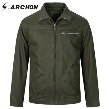 S.ARCHON New Autumn Military Pilot Jackets Men Cotton US Air Force Tactical Bomber Jacket Casual Street Army Outerwear Coat
S.ARCHON New Autumn Military Pilot Jackets Men Cotton US Air Force Tactical Bomber Jacket Casual Street Army Outerwear Coat