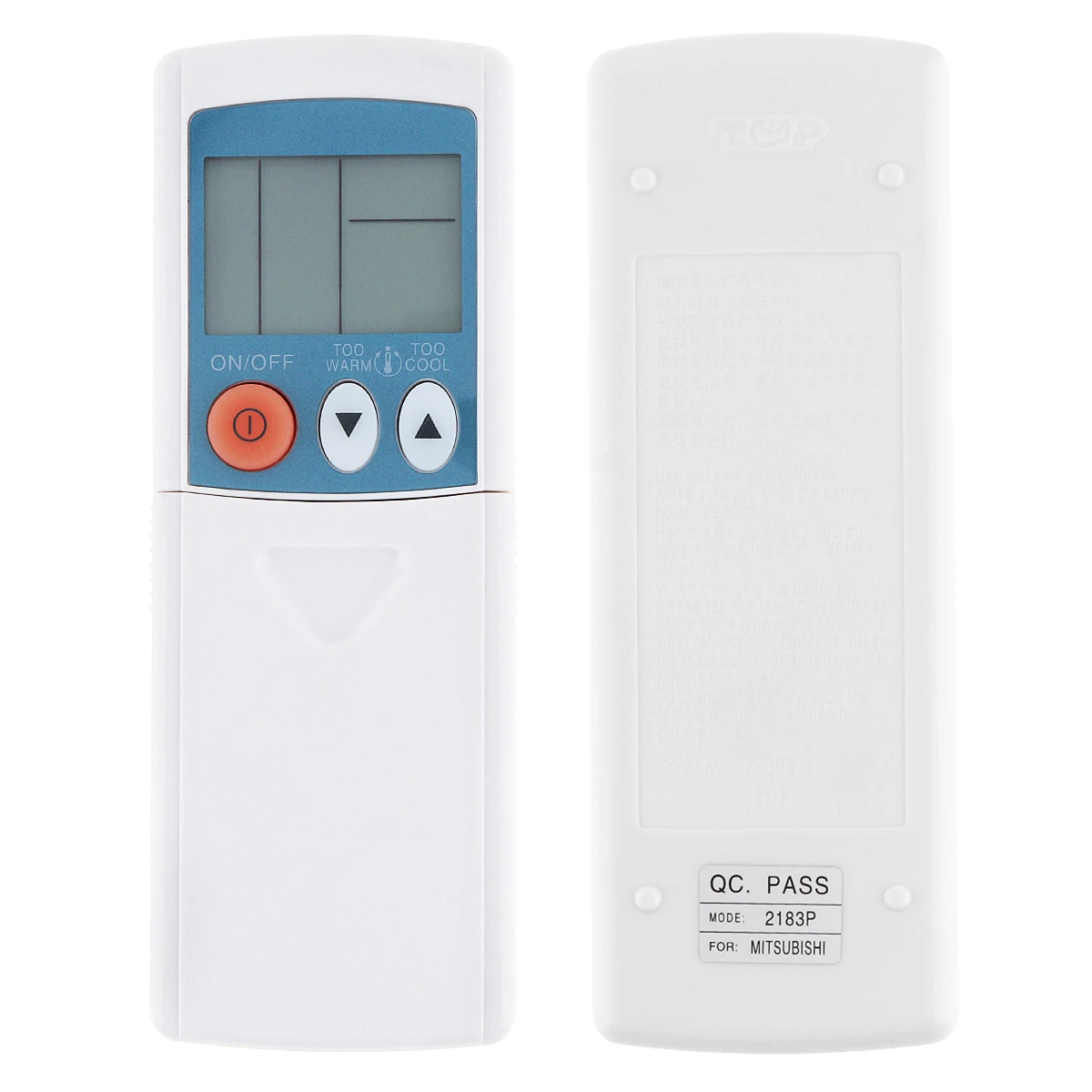 KELANG IR Air Conditioner Remote Control with Clamshell Panel Suitable and 10M Control Distance for Mitsubishi
KELANG IR Air Conditioner Remote Control with Clamshell Panel Suitable and 10M Control Distance for Mitsubishi
