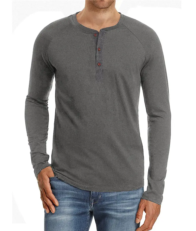 Male T-Srhits Men Muls Brand High Quality Sping Cotton Men T shirts Casual Long Sleeve Undershirts Man Tees Tops USA Size S-XXL 03