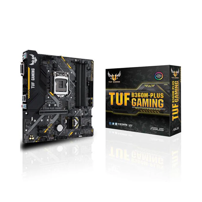 ASUS TUF B360M-PLUS GAMING Motherboard Intel LGA1151 B360 Chipset DIMM DDR4 Support i7 8700K 8500 CPU new in original Package
ASUS TUF B360M-PLUS GAMING Motherboard Intel LGA1151 B360 Chipset DIMM DDR4 Support i7 8700K 8500 CPU new in original Package