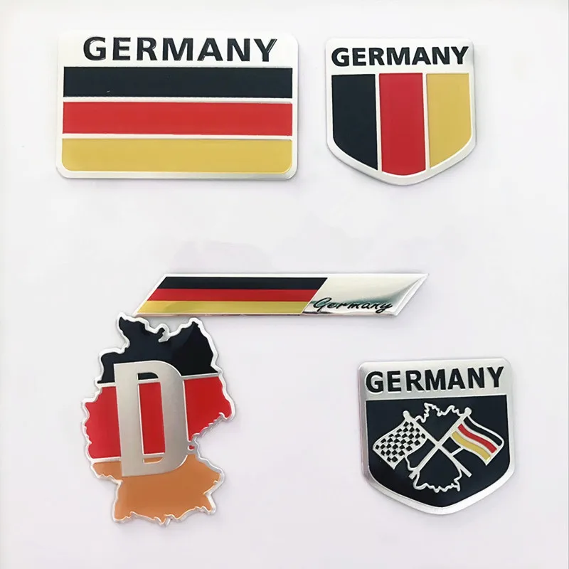 3D Aluminum alloy Germany German Flag Badge Auto Car Body Front Emblem Stickers Racing Sports motorcycle Automobile Decal
3D Aluminum alloy Germany German Flag Badge Auto Car Body Front Emblem Stickers Racing Sports motorcycle Automobile Decal