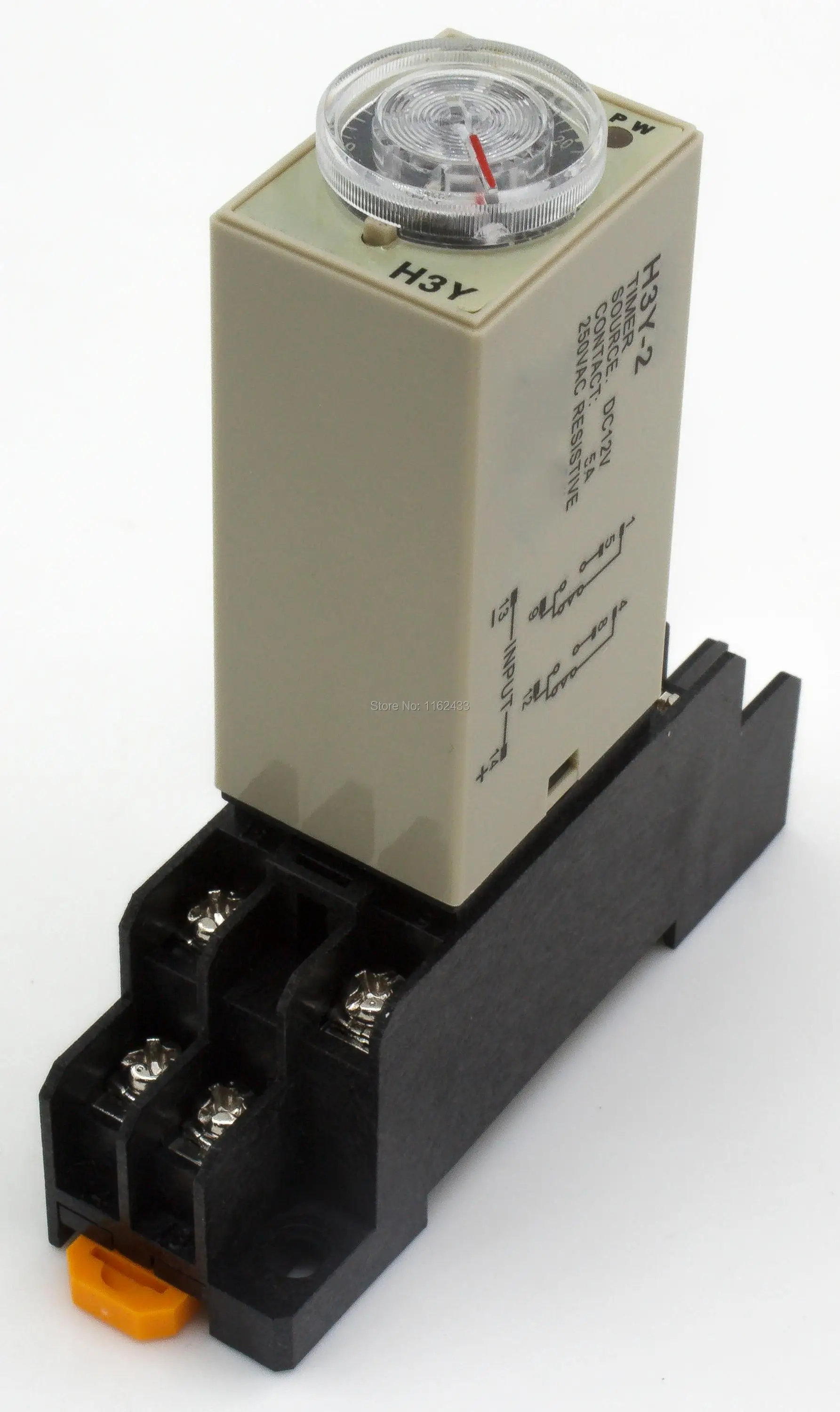 H3Y-2 DC 12V On-delay DPDT time relay with socket H3Y series timer with base 30s 60s 30min 60min
H3Y-2 DC 12V On-delay DPDT time relay with socket H3Y series timer with base 30s 60s 30min 60min