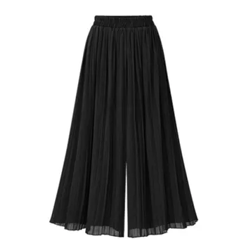 2019 Chiffon Wide Leg High Waist Pant For Women Nine Points Casual Pleated Summer Vintage Boho Female Green Trousers
2019 Chiffon Wide Leg High Waist Pant For Women Nine Points Casual Pleated Summer Vintage Boho Female Green Trousers
