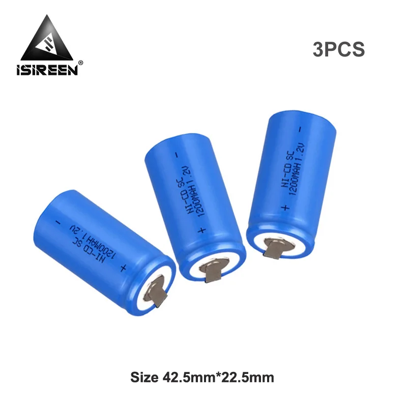 For Subc Ni CD Cell Accumulator Electric Toys Flashlight 1.2V 1200mAh Rechargeable SC Ni-CD Batteries Power Tool Battery Meters
For Subc Ni CD Cell Accumulator Electric Toys Flashlight 1.2V 1200mAh Rechargeable SC Ni-CD Batteries Power Tool Battery Meters